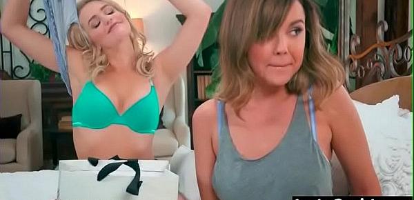  Naughty Horny Lesbians (Dillion Harper & Mia Malkova) Punishing Each Other With Dildos  video-07
